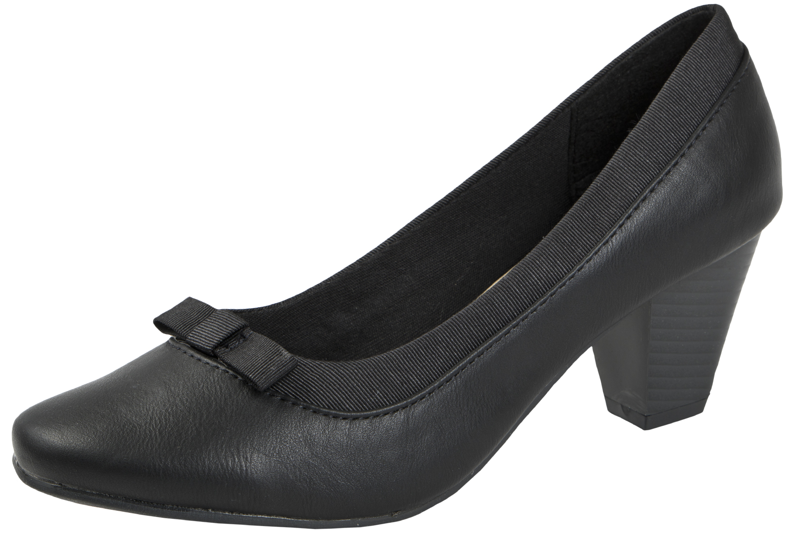 block heel work shoes